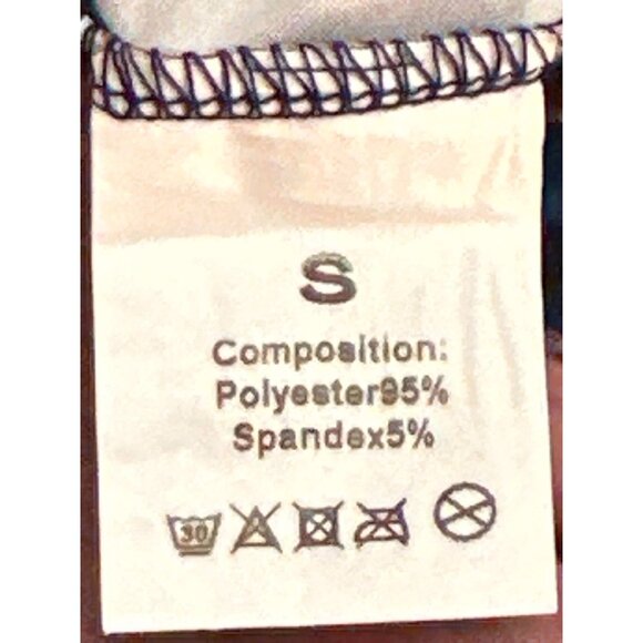 CCC Colorblock Long Sleeve Athletic Knit Top Soft Lightweight Stretch Sleeves Sm - Picture 5 of 8